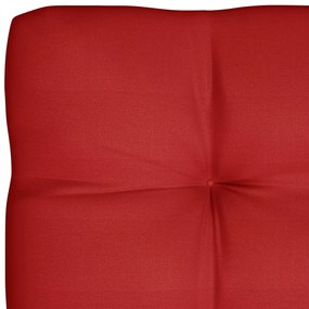 Almofadões para sofás de paletes 7 pcs vermelho