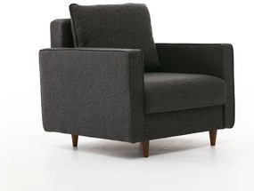 Sofá de 1 Lugar Eva – Antracite – 85x82x90 cm