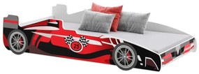 Cama infantil FORMULA 160 x 80 cm Multicolorida - colchão e estrado incluído