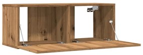 Móveis de parede para TV 2 pcs 80x30x30 cm carvalho artisiano