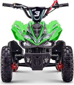 Mini Moto 4 Infantil para crianças 5 a 9 anos 50CC Beneo Motors MTX, velocidade até 40 Km/h com limitador Verde