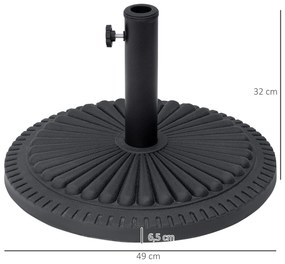 Base para Chapéu de Sol Suporte para Chapéu de Sol Apto para Mastros d