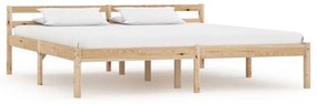 vidaXL Estrutura de cama 180x200 cm madeira pinho maciço