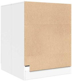 Armário para máquina de lavar roupa 71x71,5x91,5 cm branco