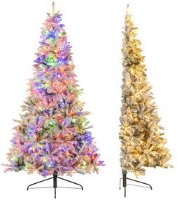 Luminária de rua musical de Natal de 5 pés com 8 melodias e neve vermelha