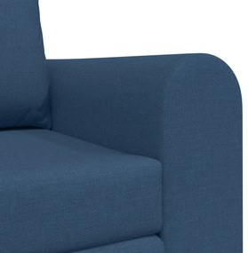 Sofá Cama 2 em 1 Azul 148x71x83 cm Tecido