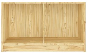 Móvel de TV 70x33x42 cm madeira de pinho maciça