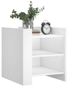 Mesa cabeceira 45x50x50 cm derivados de madeira branco