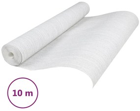 Papel parede 3D 10x0,53 m tecido não-tecido cinzento sólido