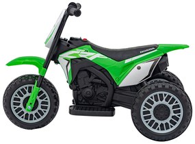 Mota elétrica para crianças 6V, Honda CRF 450R Cross 2 a 5 anos Verde