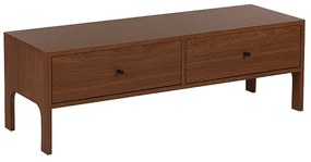 Móvel de TV castanho escuro CORINA Beliani