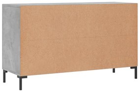 Aparador 100x36x60 cm derivados de madeira cinzento cimento