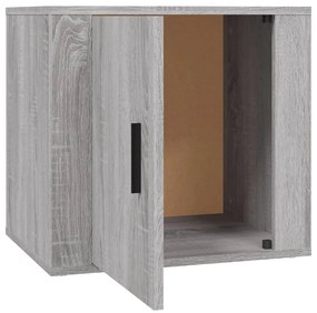 Mesa de cabeceira 50x39x47 cm sonoma cinzento
