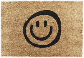Tapete de entrada artesanal Smiley