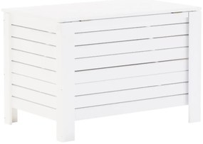 Caixa arrumação c/ tampa RANA 100x49x54 cm pinho maciço branco
