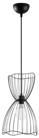 Candeeiro Suspenso Zeyno – Preto – 25 x 25 cm
