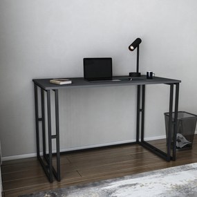 Secretária de Estudo Kane - Preto Antracite - 120x60x74,8 cm