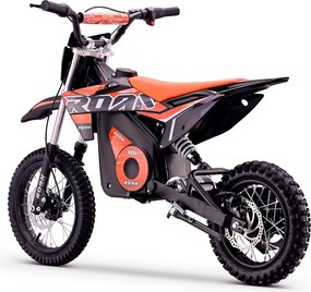 Mini moto elétrica para crianças 800W ROAN 901 36V 12/10" velocidade máxima de até 25 km/h Com Limitador Laranja
