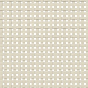 Móvel alto SENJA aspeto vime 90x40x112 cm pinho maciço branco