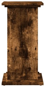 Suporte expositor c/ arrumação deriv. madeira carvalho fumado