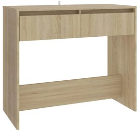 Mesa consola 89x41x76,5 cm derivados de madeira carvalho sonoma