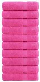 Toalhas de banho premium SOLUND 10 pcs 70x140cm 600 gsm rosa