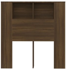 Armário de cabeceira 100x18,5x104,5 cm carvalho castanho