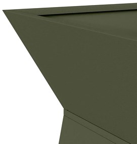 Conjunto de Suporte para Plantas Verde Azeitona Metal