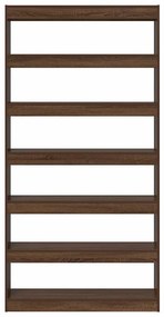 Estante vidaXL Carvalho castanho Madeira engenheirada 100 x 30 x 198 c