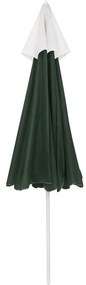 Guarda-sol de praia 240 cm verde
