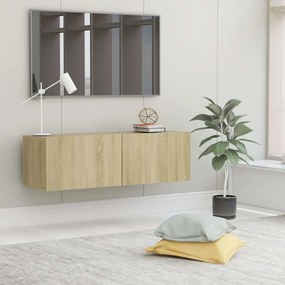 Móvel de TV 100x30x30 cm derivados de madeira carvalho sonoma