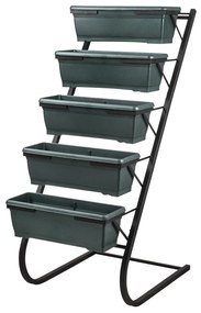 Vaso Decorativo Rs-001 – Verde Escuro e Preto – 56x130x85 cm | Tribo H
