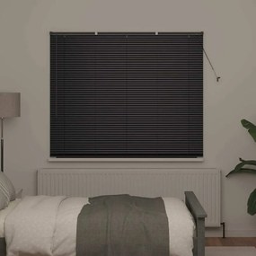 Persiana de Janela com cortinas Outros Manual Preto 160 x 175 cm Alumí