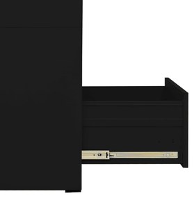 Arquivador 46x62x133 cm aço preto