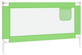 Barra de segurança p/ cama infantil tecido 150x25 cm verde