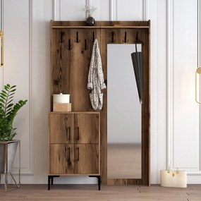 Hall Stand Berlin BC – Nogueira – 120x200x35 cm