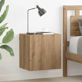 vidaXL Gabinetes de TV na Parede 2 pcs Carvalho Artesanal 40,5x30x40cm