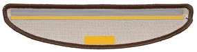 Tapetes de escada 20 pcs 56x17x3 cm castanho