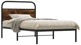 Estrutura cama s/ colchão derivados de madeira carvalho sonoma