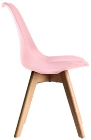 Conjunto Secretária Kecil e Cadeira Synk Basic - Rosa