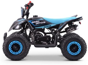 Moto 4 para crianças Gasolina 50cc ATV Motors Adventure Azul