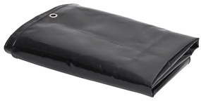 Lona 650 g/m² 4x4 m preto