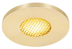 Refletor embutido para banheiro moderno dourado IP54 - Shed Honey Moderno