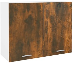 Armário suspenso “Lyon” 80x31x60 cm carvalho fumado