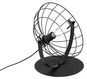 Candeeiro de mesa industrial preto ajustável - Hanze