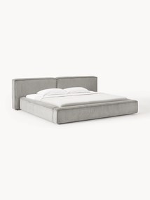 Corduroy Upholstered Bed Lennon with Storage Space