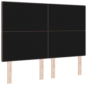 Cabeceira LED Marrom Escuro de 72 cm em Tecido