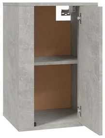 Móvel de TV de parede 40x34,5x60 cm cinzento-cimento