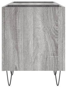 Armário p/ Discos - 121x38x48cm - Derivados Madeira Cinzento Sonoma