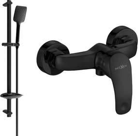 Mexen Fabia DB62 bateria de chuveiro com conjunto de chuveiro, preto - 74654DB62-70